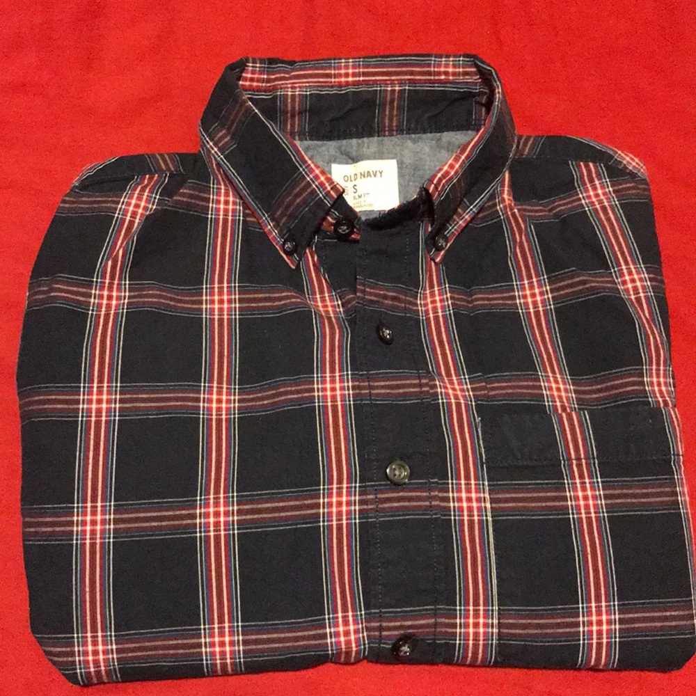 Old navy slim fit casual dress shirt
